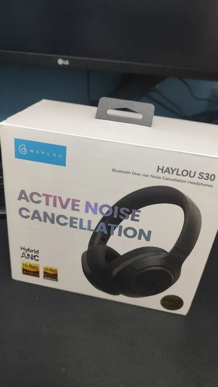 Fone de ouvido HAYLOU S30 Bluetooth com ANC Ativo (Lacrado)