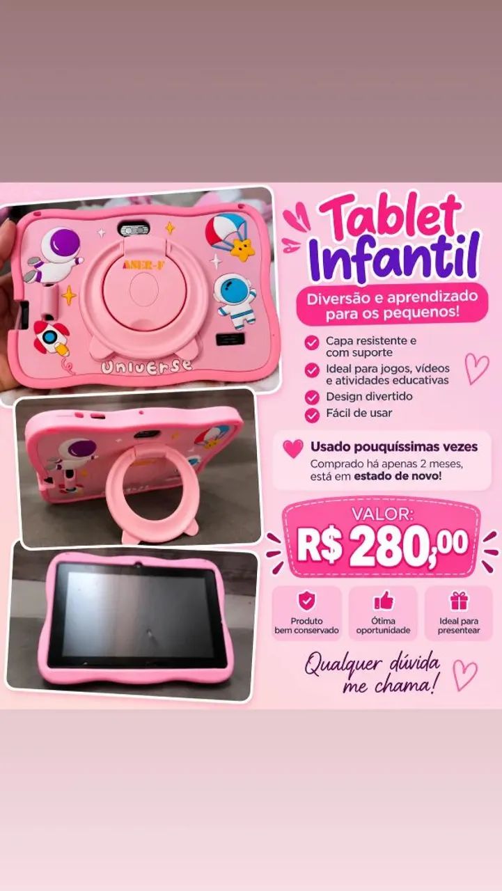 Tablet semi-novo