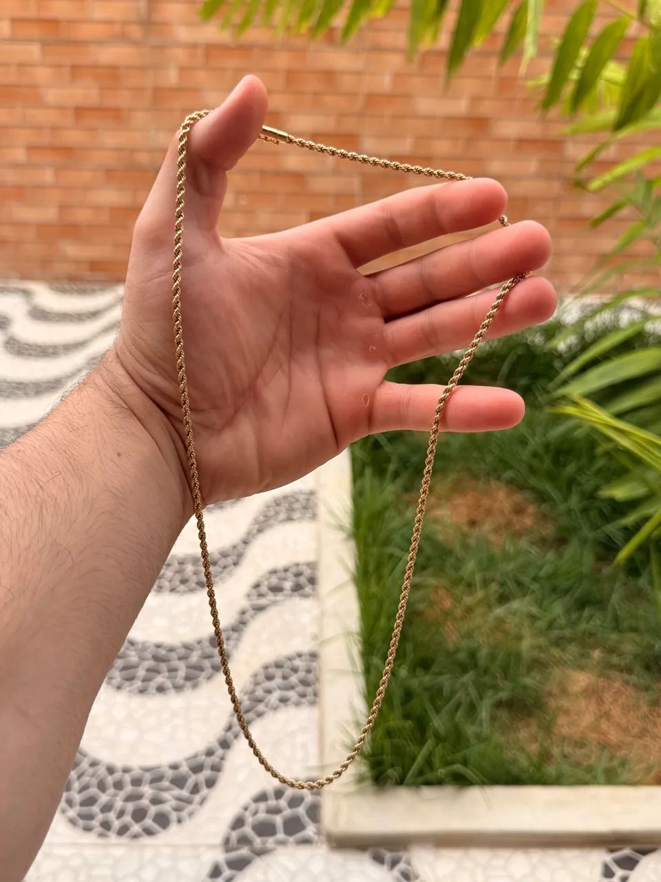 Cordão baiano 18k