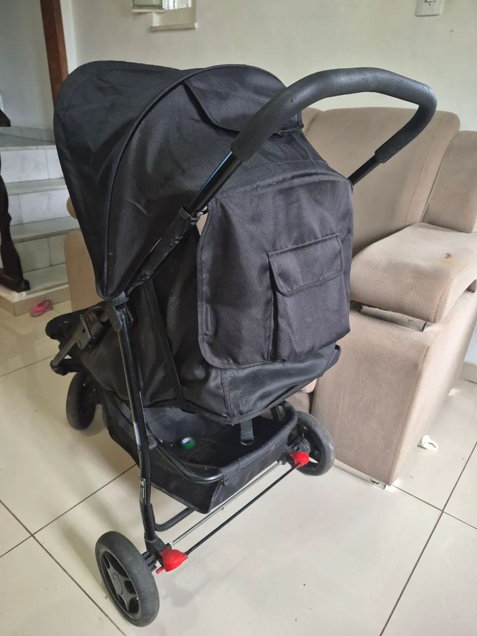 Carrinho de bebê Voyage Delta c/3 rodas - Foto 4