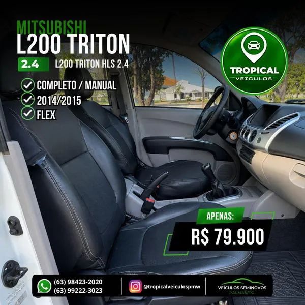 Mitsubishi L200 Triton HLS 2.4 Flex 16V CD Mec. 2015 - Foto 5