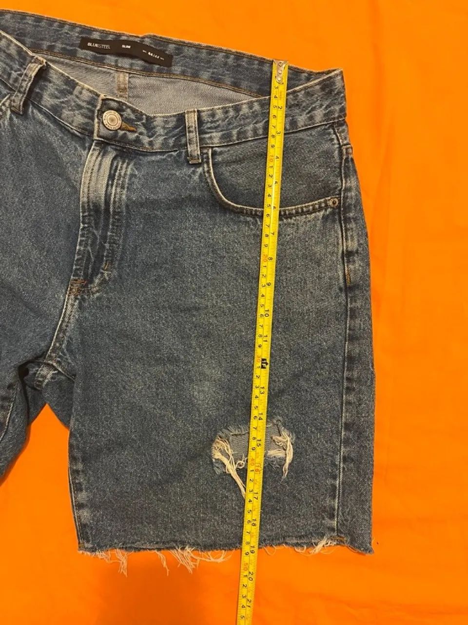 bermuda jeans bluesteel slim 44 - Foto 3