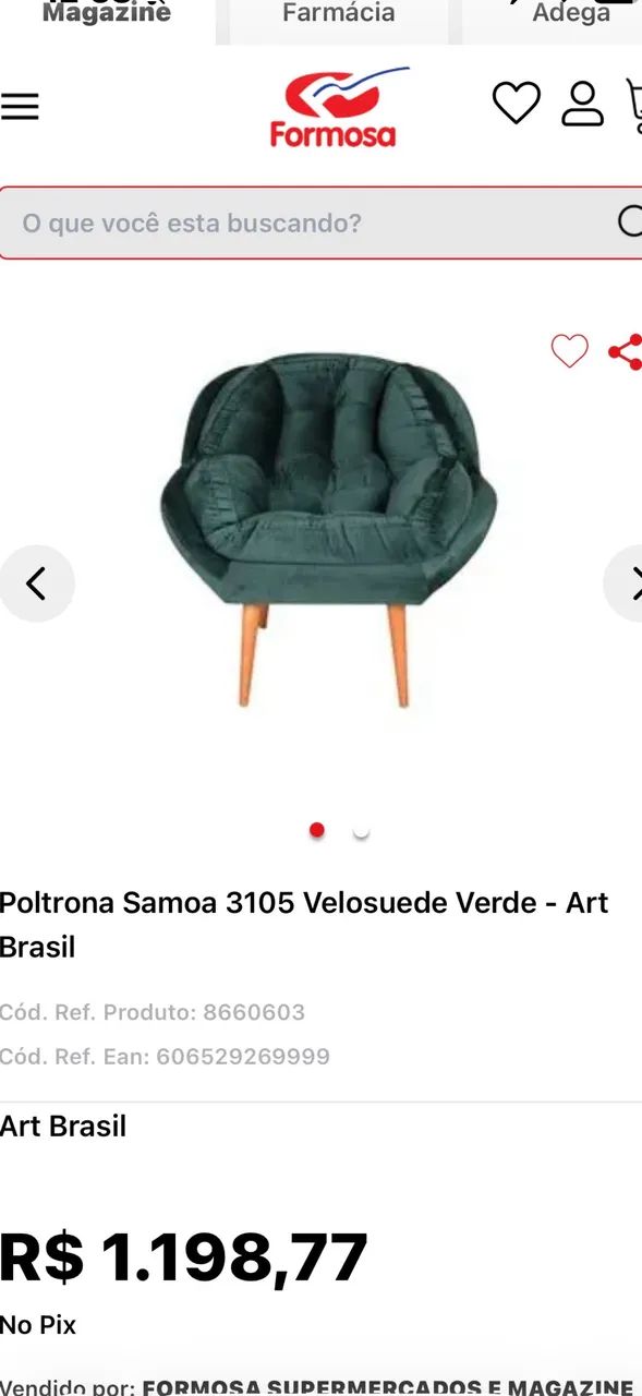 POLTRONA SAMOA- ART BRASIL - Foto 3