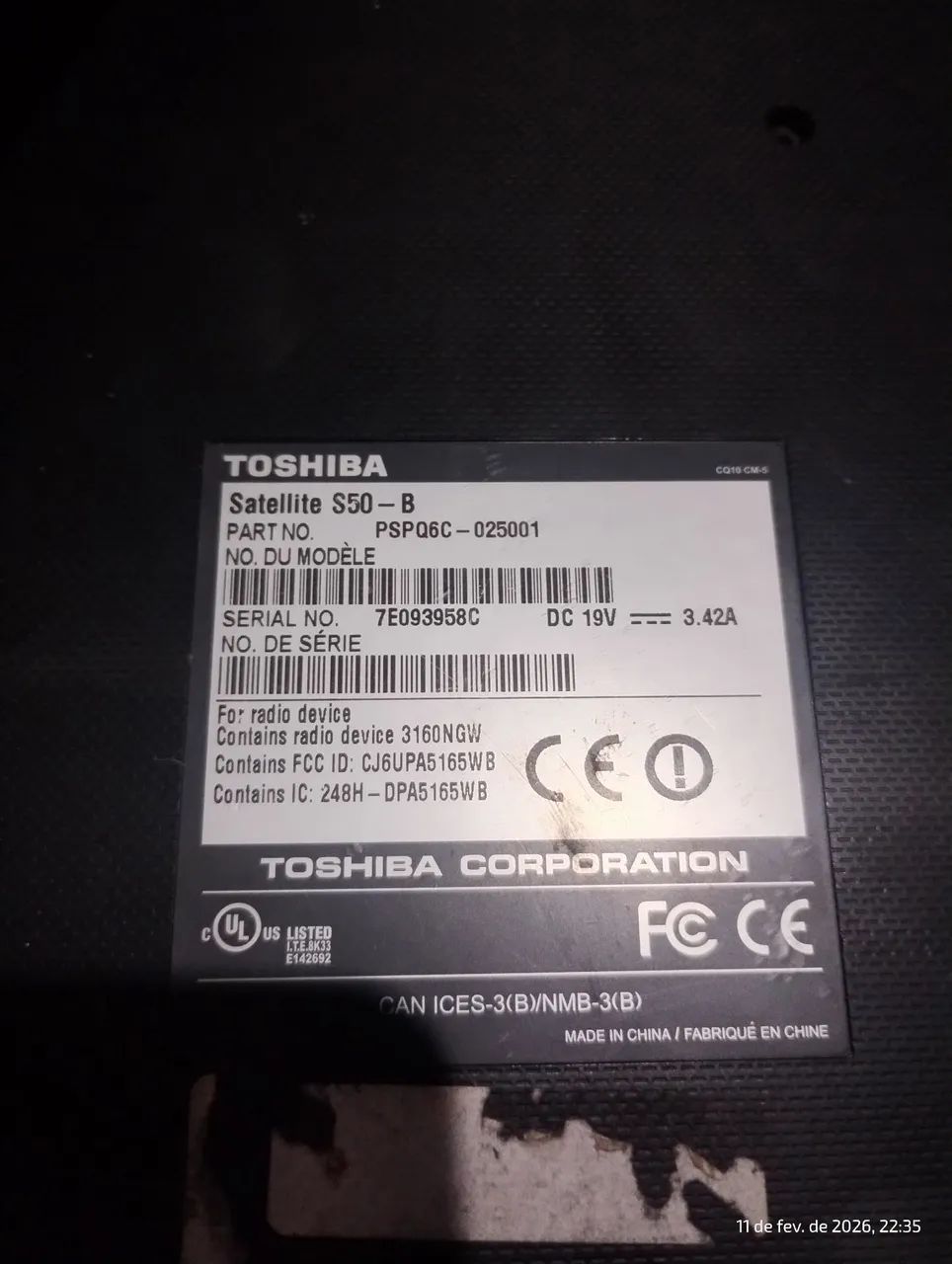 Notebook Toshiba  - Foto 5