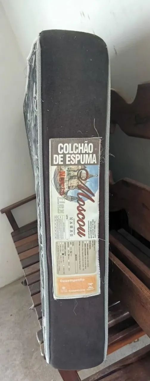 Colchão de Espuma Solteiro D28 88x188x18cm | Ótimo Estado  - Foto 4