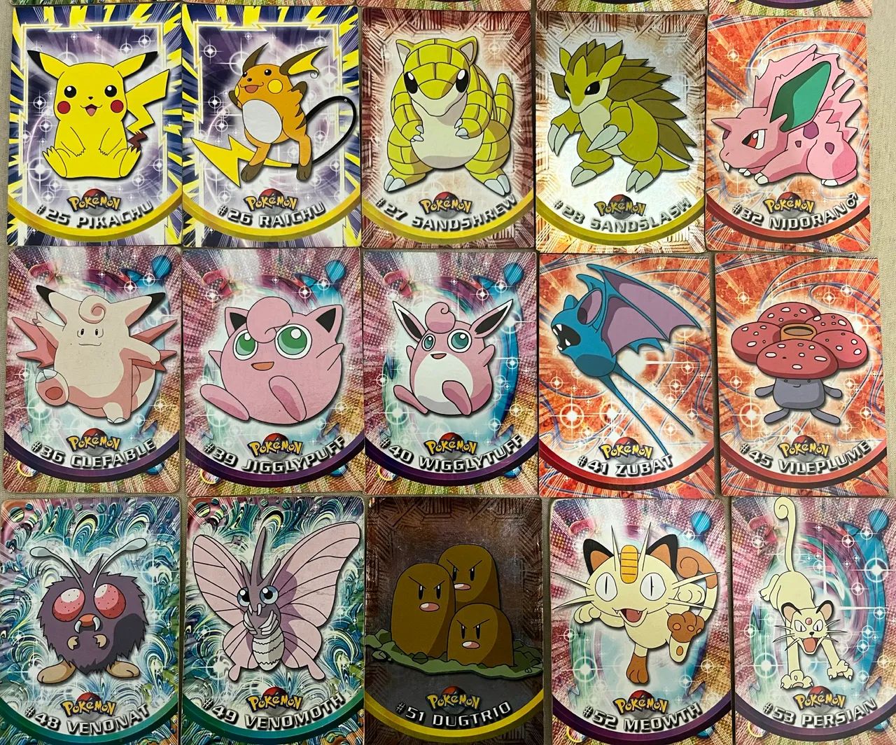 Cartas Pokémon Topps 1999 - Foto 2
