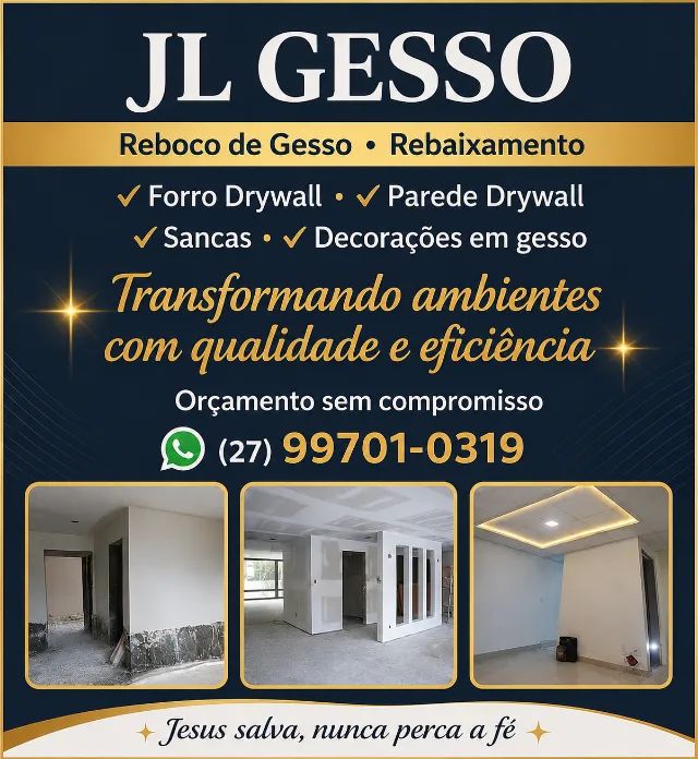 Gesseiro Profissional - Atendimento em Todo ES