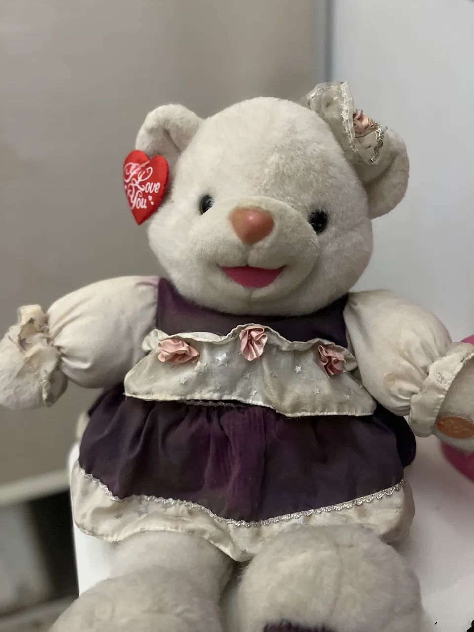 Urso de pelúcia branco 