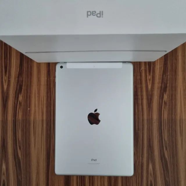 Apple iPad 9 Silver Wi-Fi + Celular 64GB Completo Saúde Bateria 99% 74 Ciclos - Foto 6