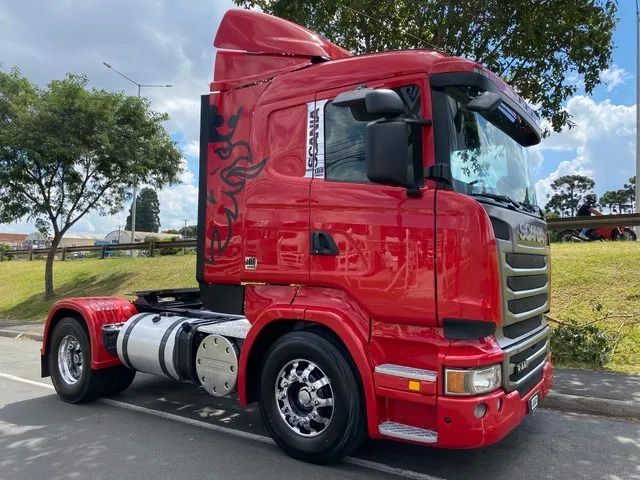 Scania R440 4X2 Ano 15 Automático Ar condicionado Roda de alumínio Único dono - Foto 2