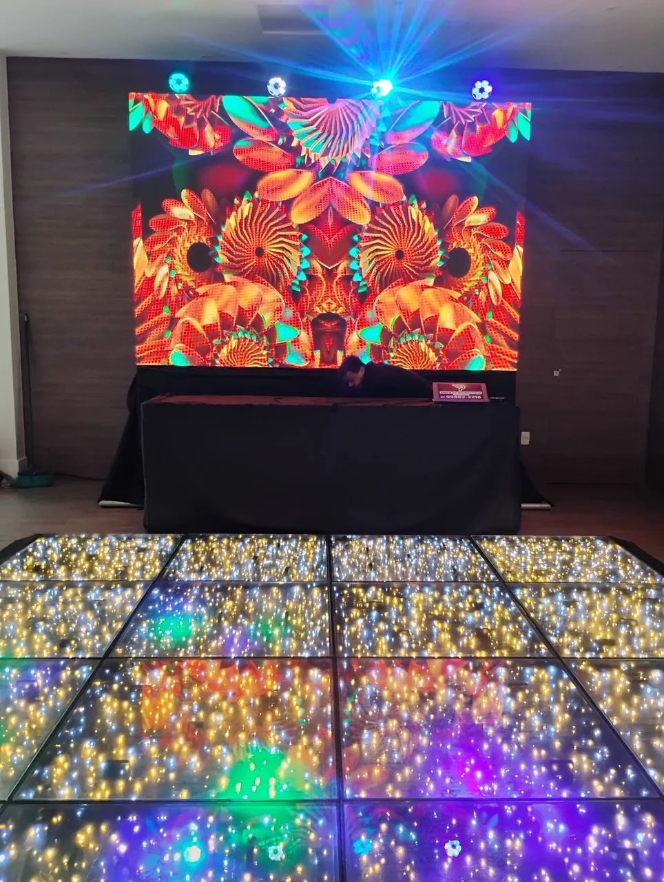 Pista de led Paris e galáxia para festas e eventos  - Foto 3