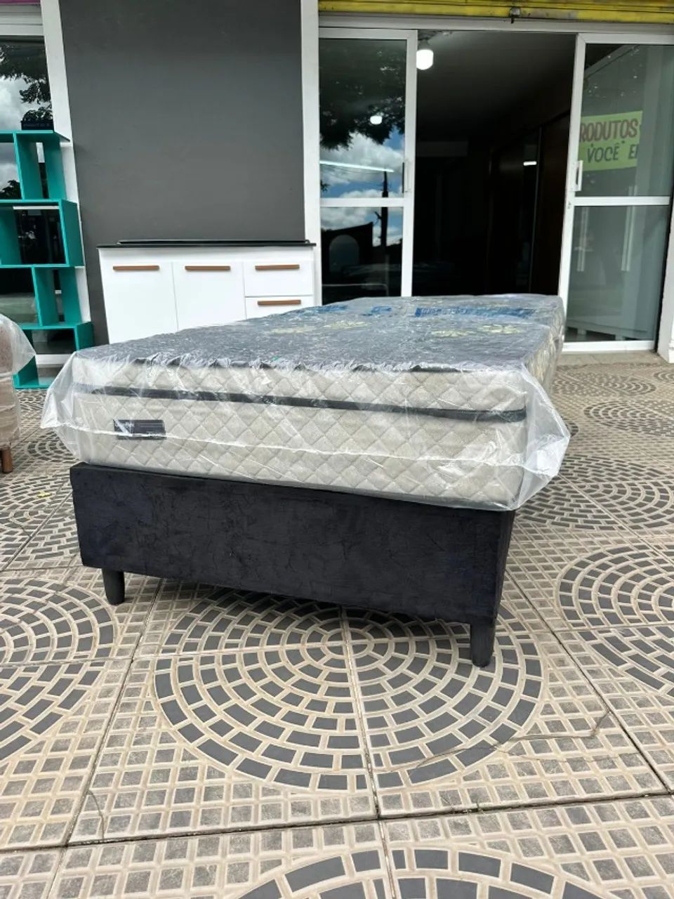 Colchão mola ensacada + box solteiro  - Foto 2