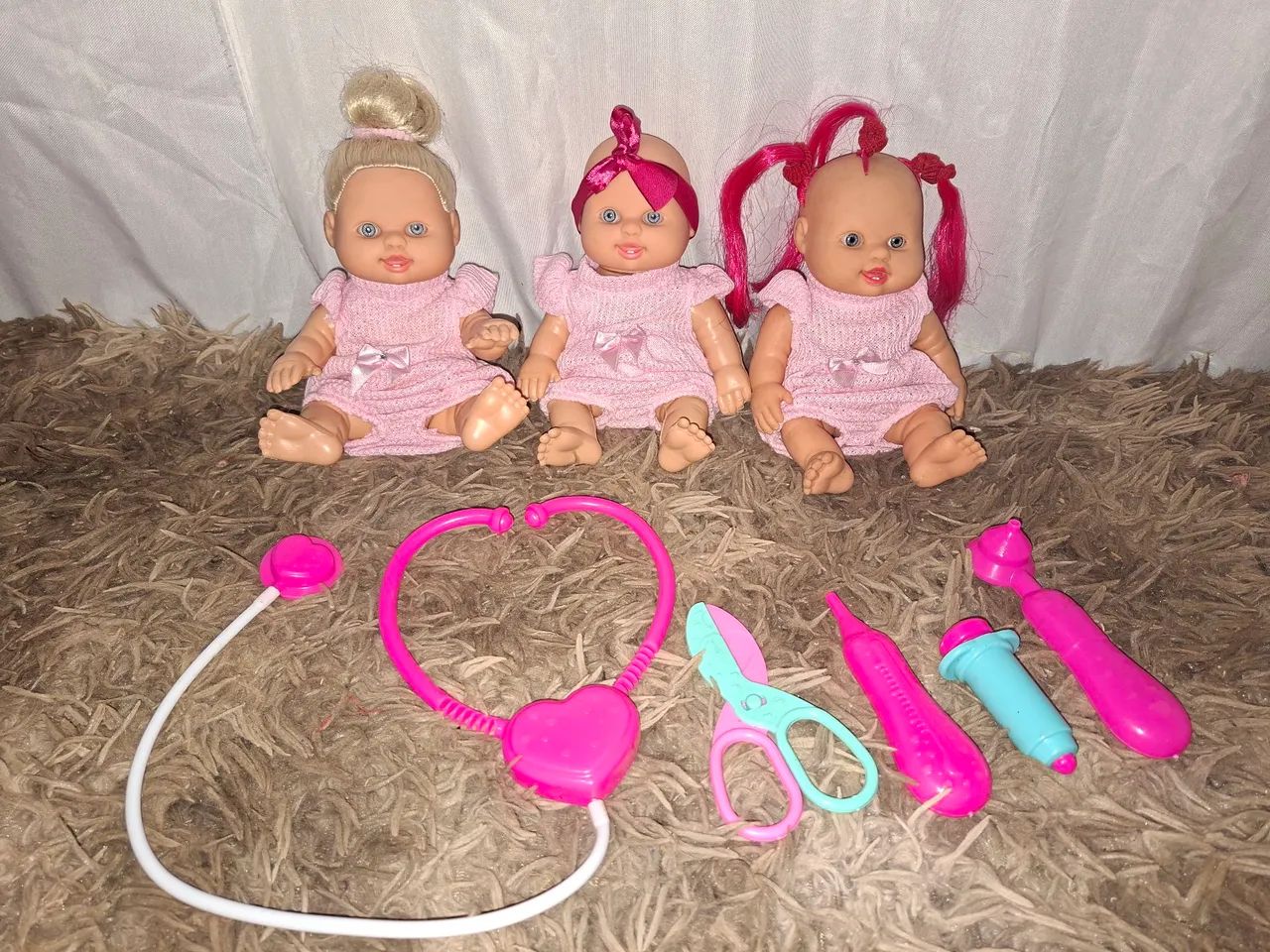 Kit 3 Bonecas Bebês Milk Dentinho - Foto 5