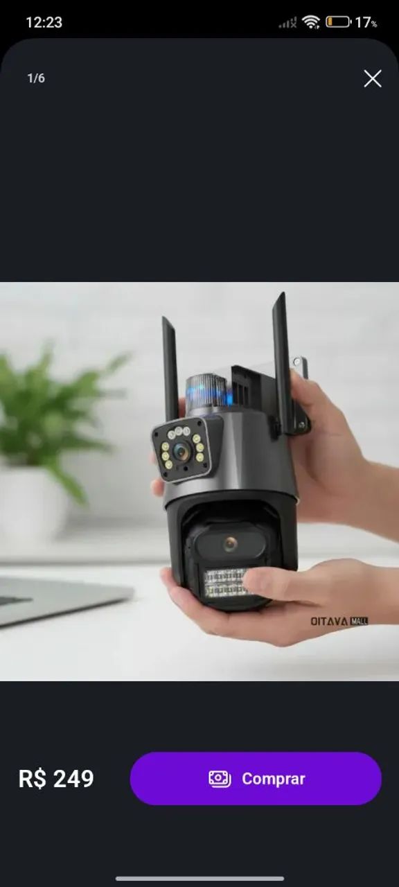 Câmera de segurança.   - Foto 2