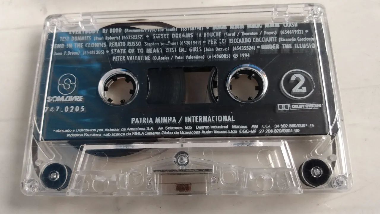 Fita k7 patria minha internacional.  - Foto 5
