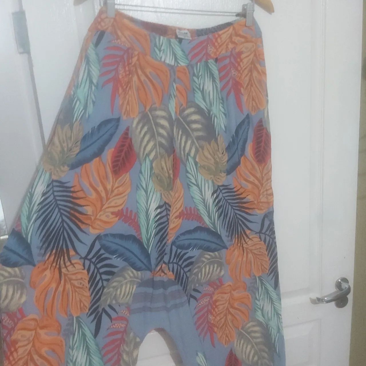 CALÇA  PANTALONA PALAK ESTAMPADA - TAMANHO  M - Foto 4