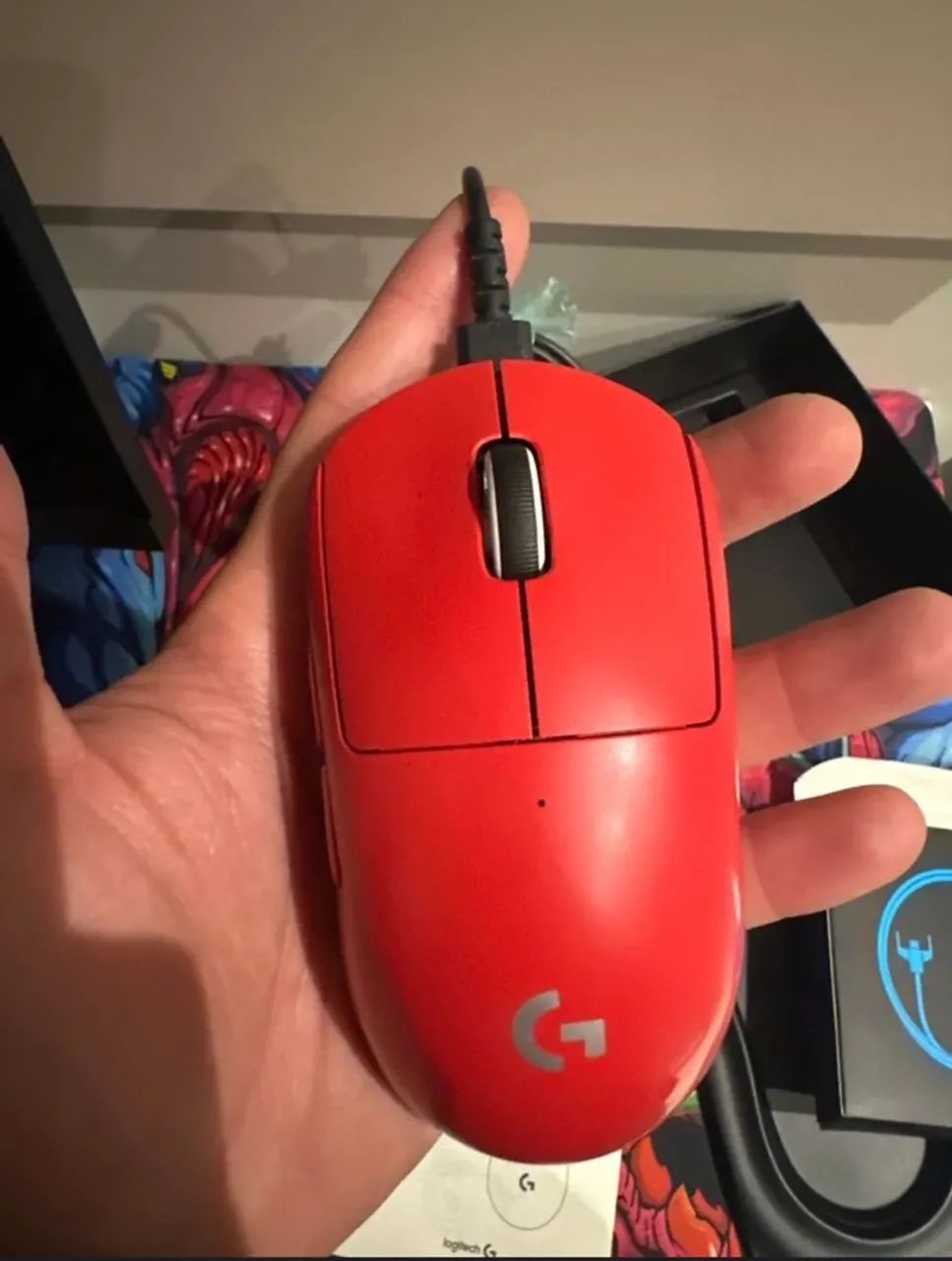 Mouse G pro vermelho - Foto 3