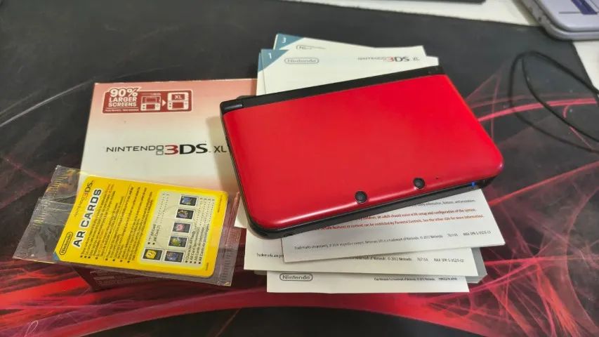 Nintendo 3DS XL Vermelho - Foto 3