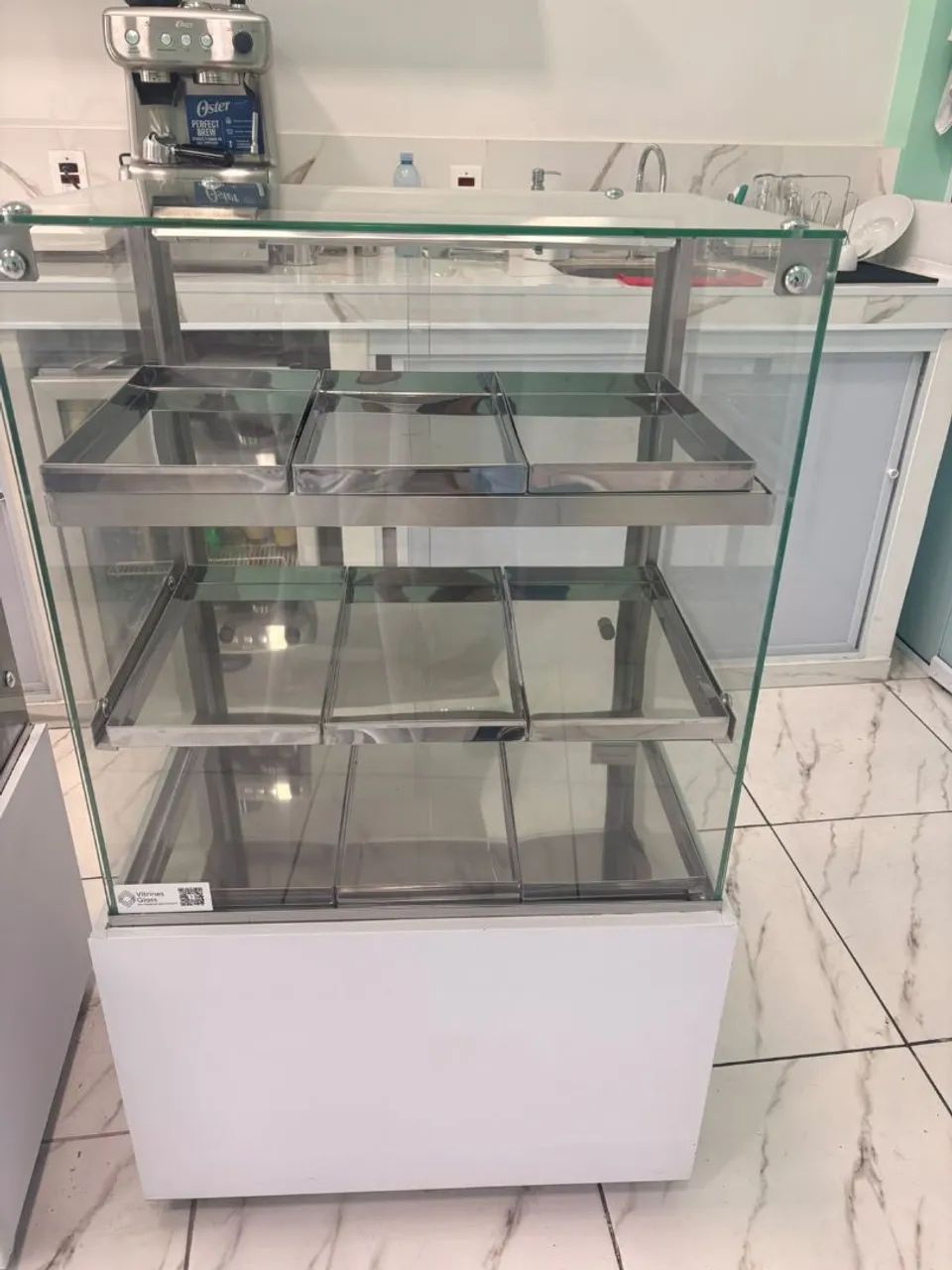 Vitrine Estufa Inox 0,70m - Foto 3