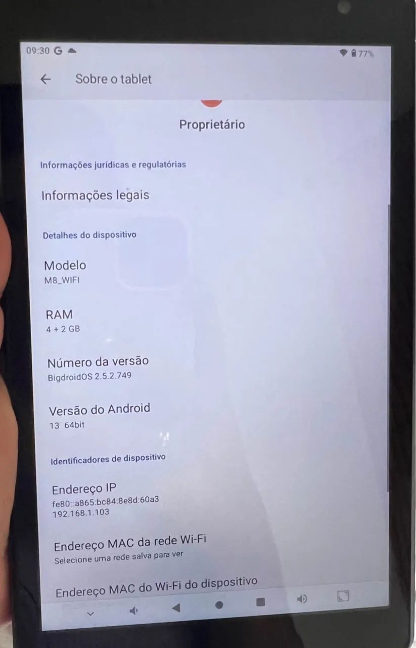Vendo tablet Multi 