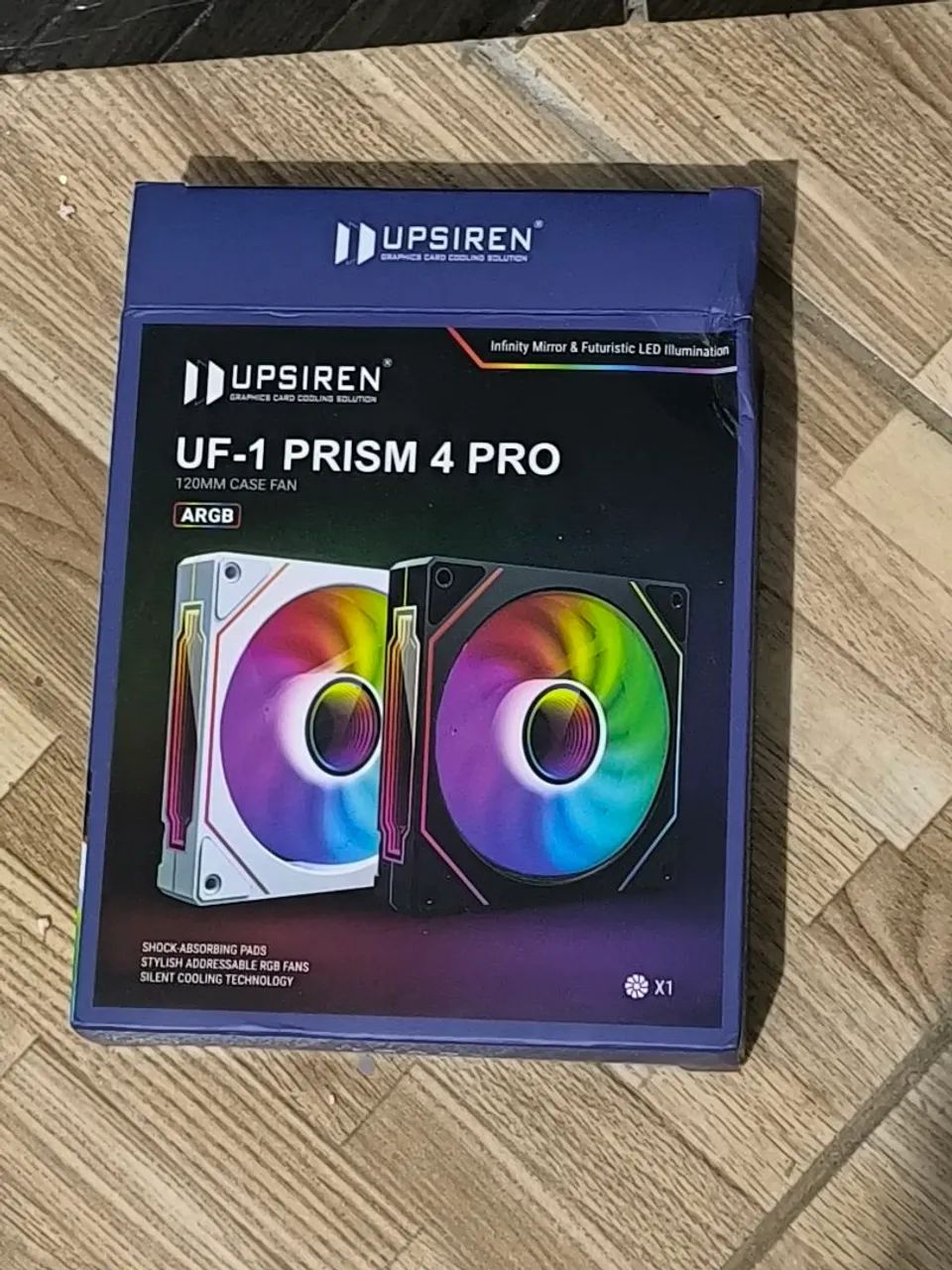 Ventoinhas Upsiren UF-1 Prism 4 Pro ARGB 120mm White