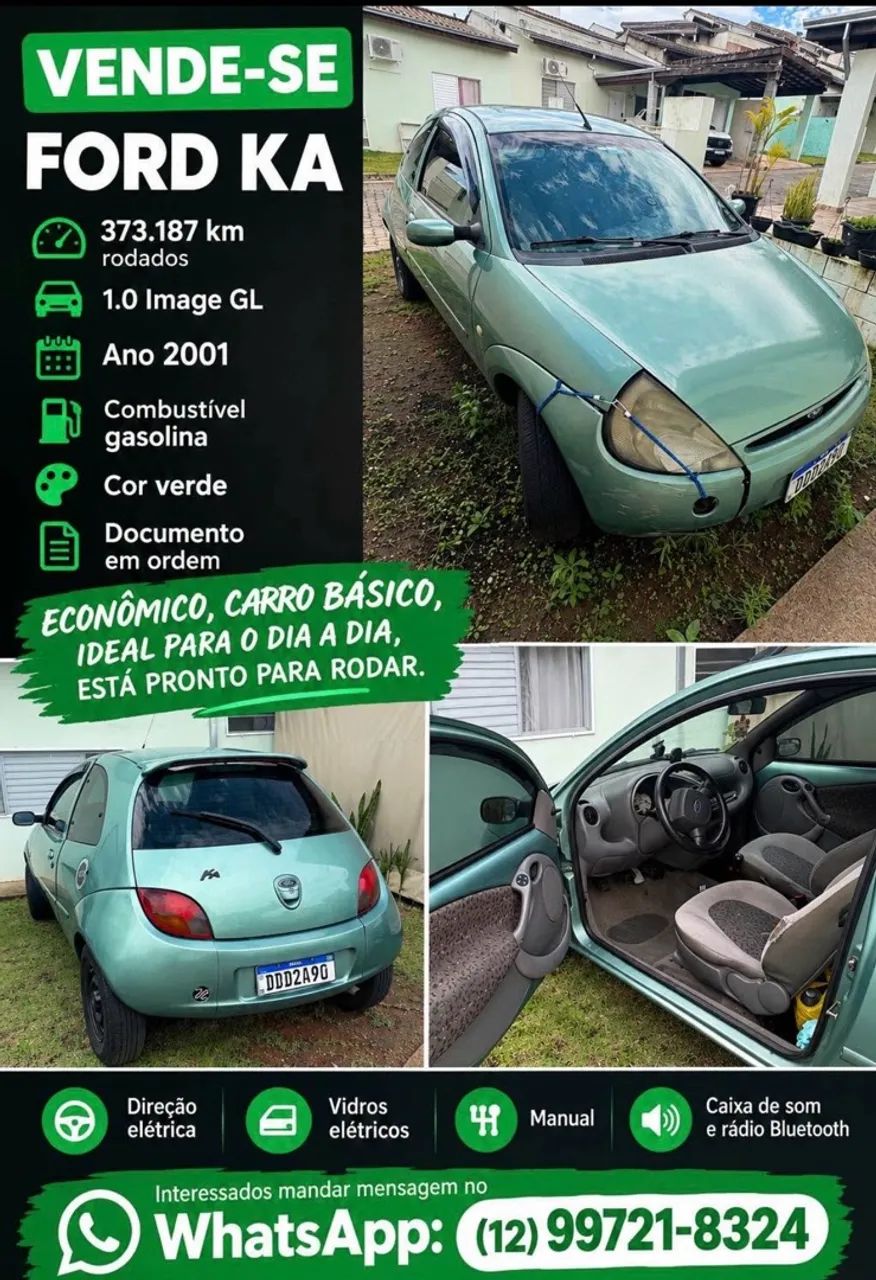 Ford Ka Ka GL Image 1.0i/ 1.0i Zetec Rocam 2001