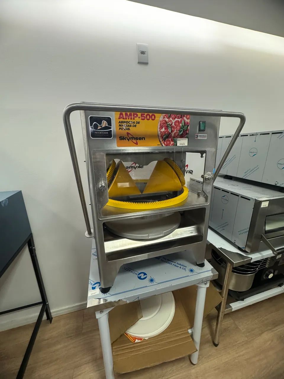 Abridor de massa de pizza até 50cm acompanha 3 discos  - Foto 2