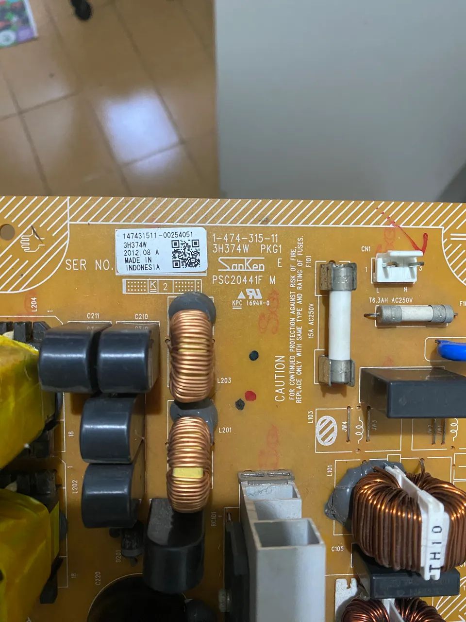 Placa fonte Sony Sh2000 - Foto 3