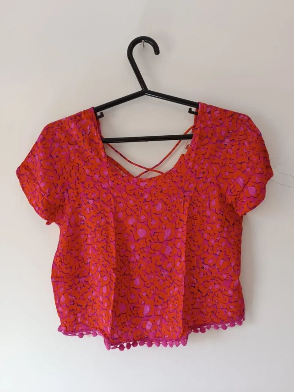 Blusa Cropped Floral - Foto 2