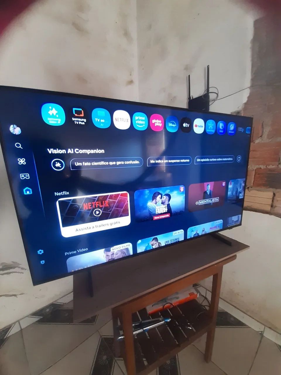 tv Samsung crystal uhd 50 polegadas resolução 4k.4 meses de uso nota fiscal 