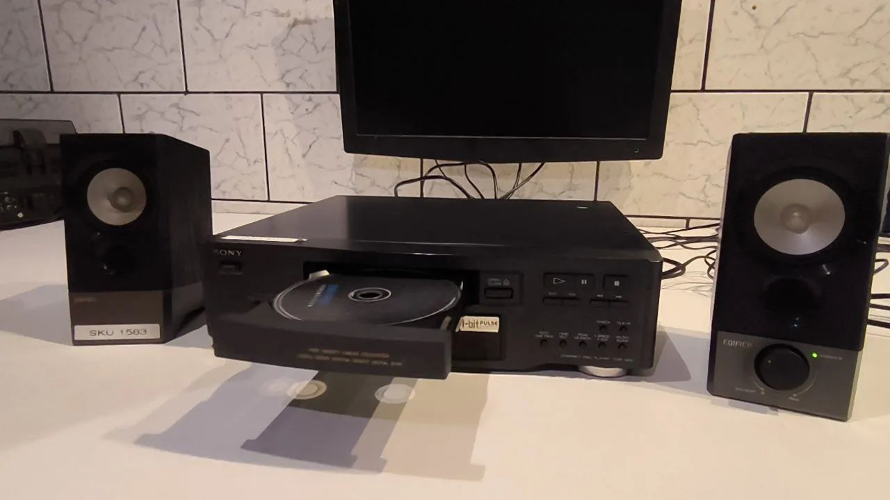 Cd player Sony M33 funcionando  - Foto 5