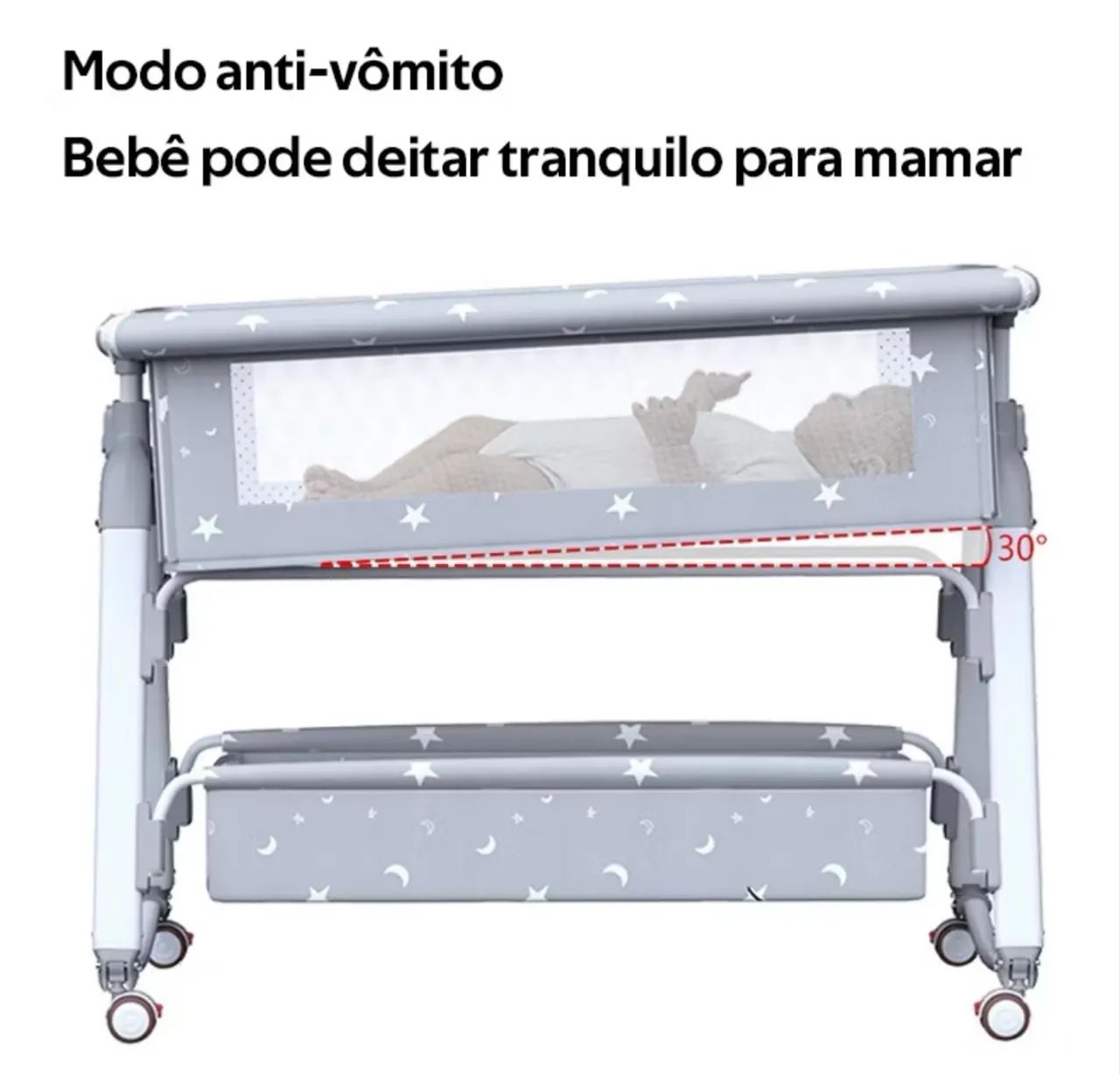 Berço portátil semi novo - Foto 4