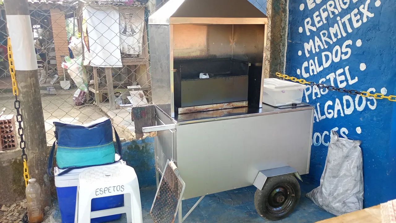 Carrinho de churrasco 