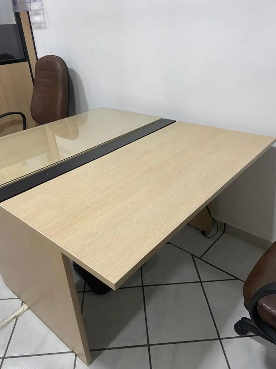 Mesa Dupla Para Escritório - Tamanho 2,40x1,20