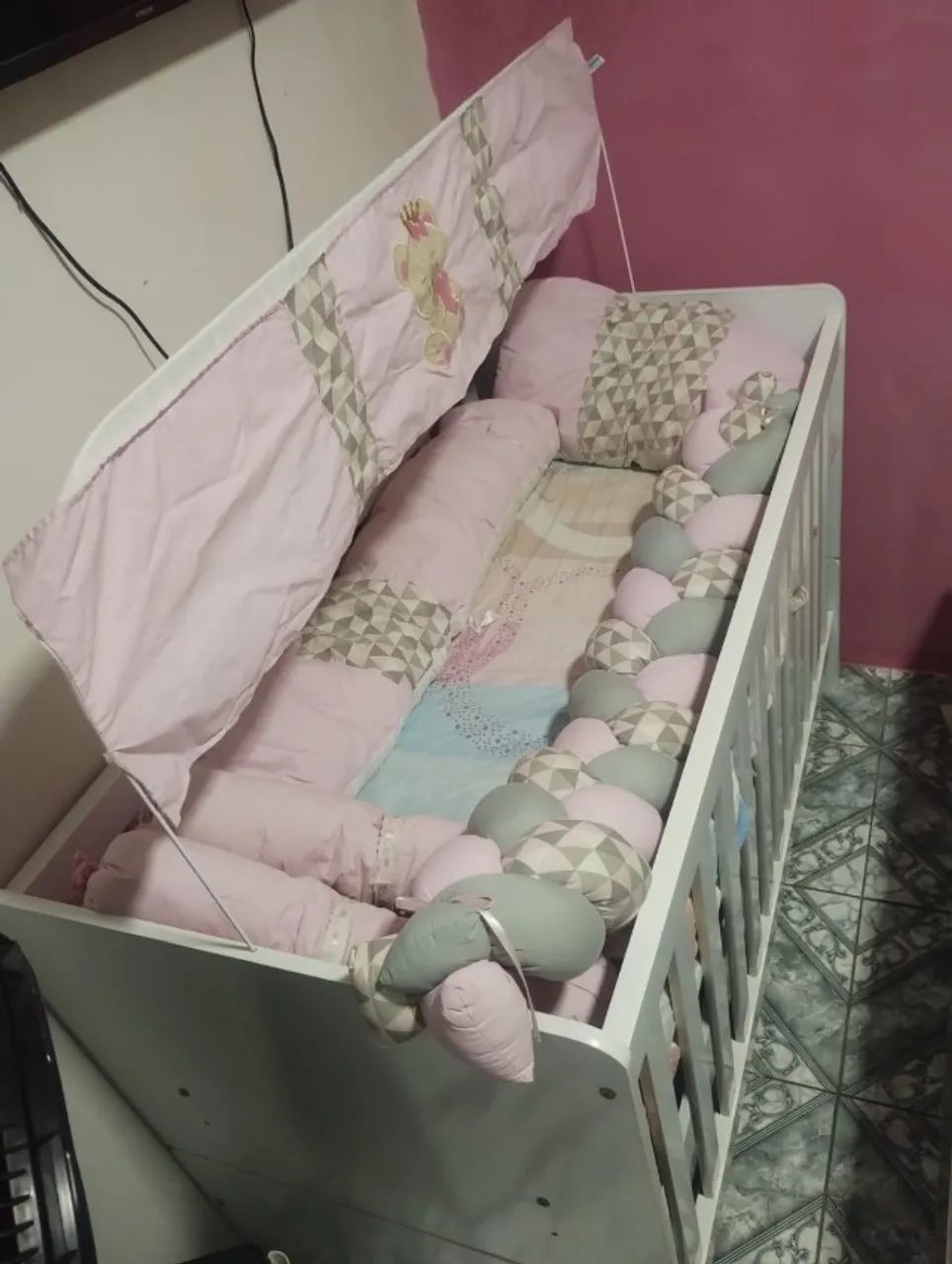 Cama/Berço  2 Alturas para Ajuste - Foto 5