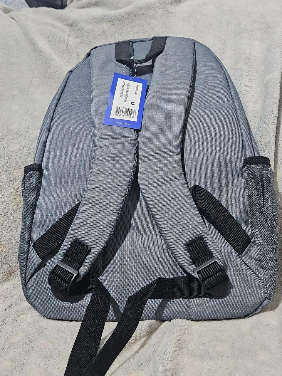 Mochila Olympikus Basic New - Cinza+Preto - Foto 2