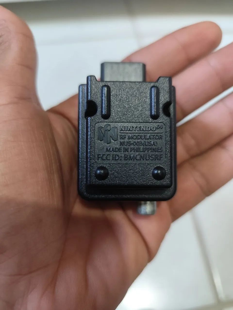 Adaptador Av RF para Nintendo 64 Original  - Foto 2