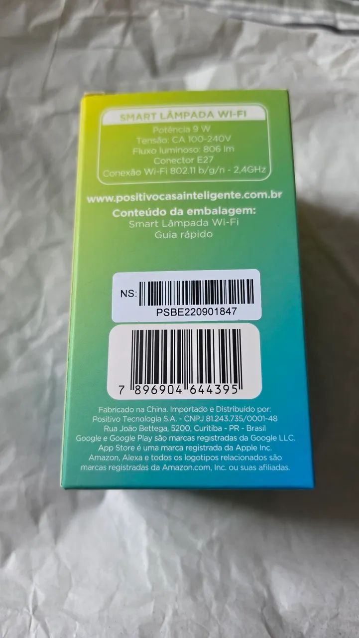 Smart Lâmpada Wi-Fi Positivo 9W, LED, Bivolt Compatível com Alexa e Google Assistente E27 - Foto 3
