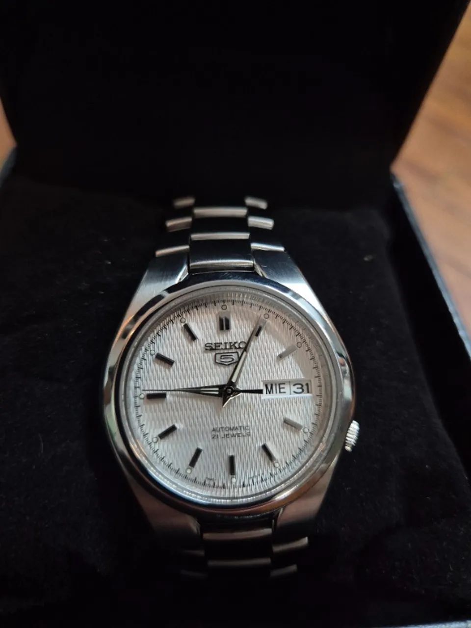 Relógio Seiko 5 automático SNK601 prata - impecável - Foto 2