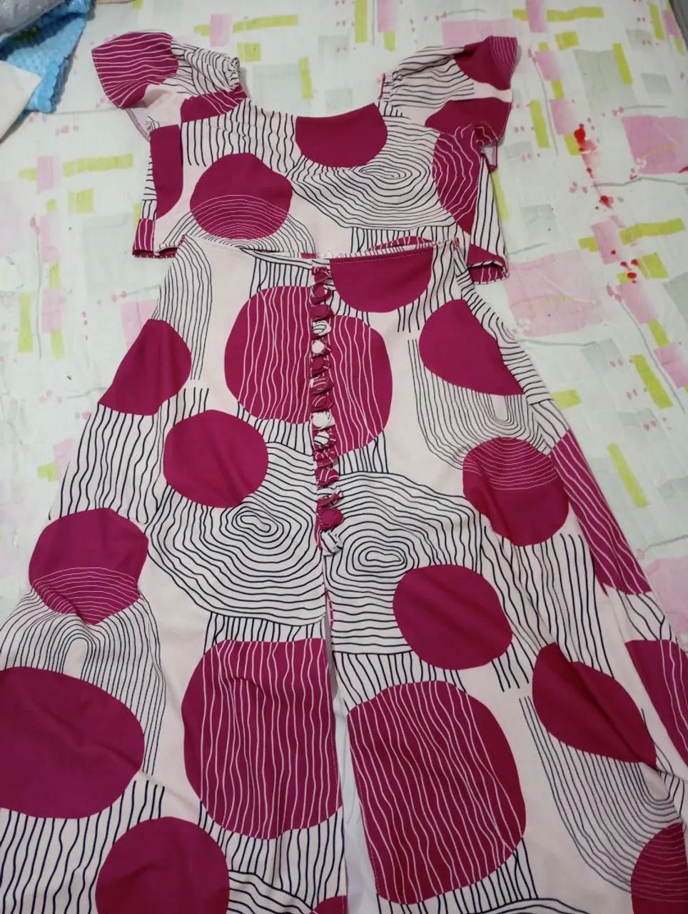 Vendo conjunto saia longa é croped é vestido seminovo - Foto 3