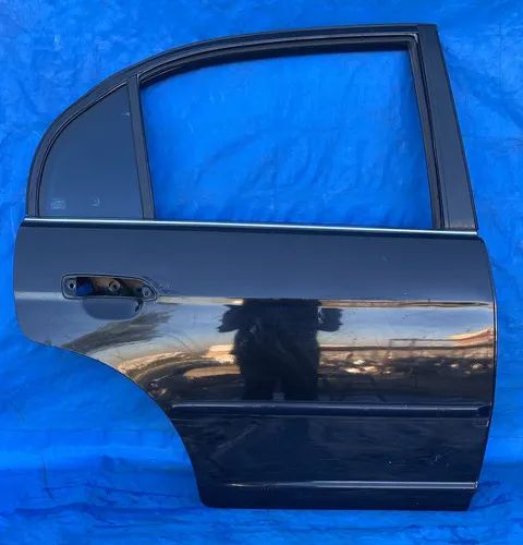 Porta Traseira Direita Civic 2001 2002 2003 2004 2005 2006 Traseira Direita Preto