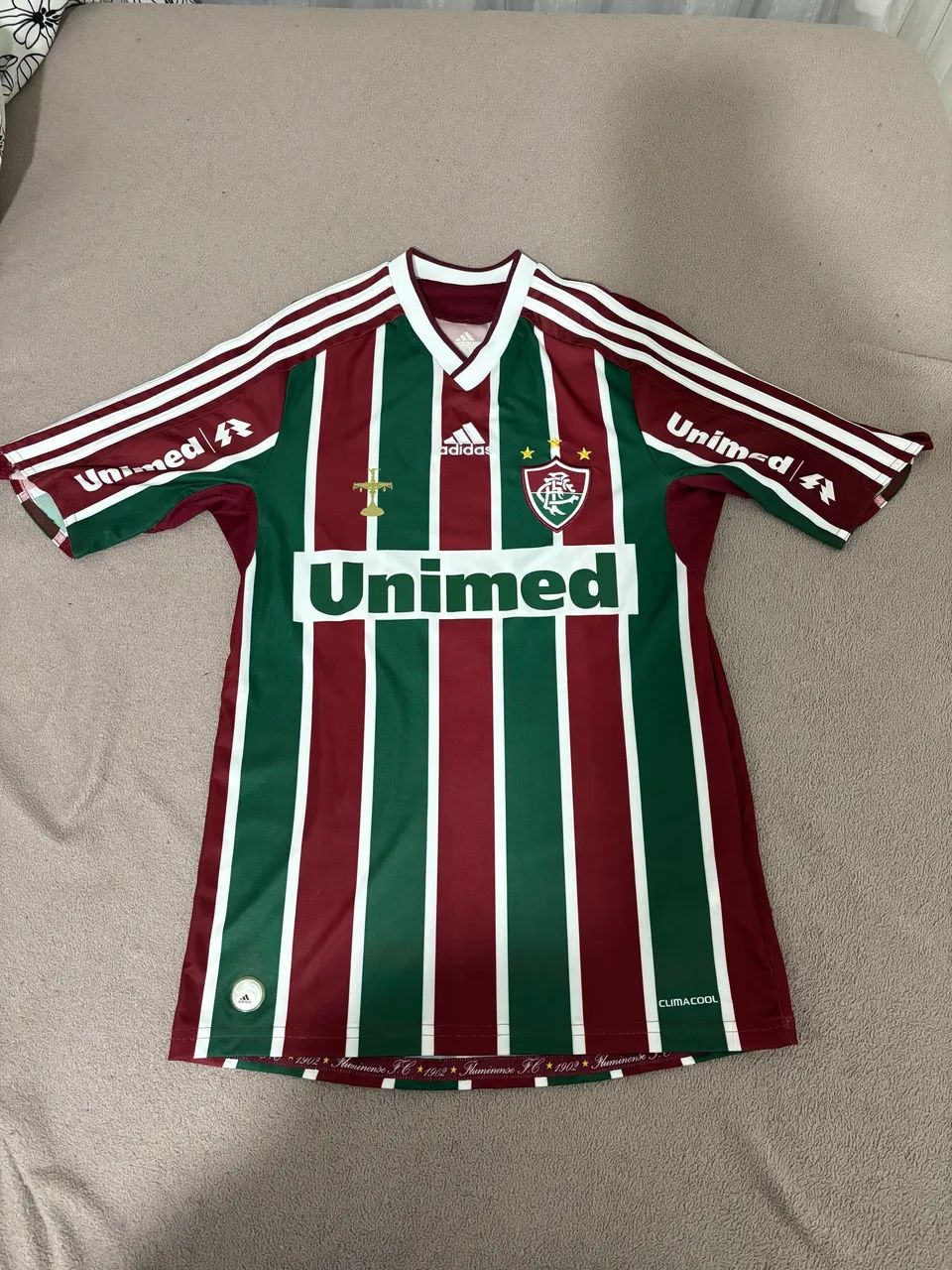 Camisa Fluminense Adidas Original- Unimed 2012