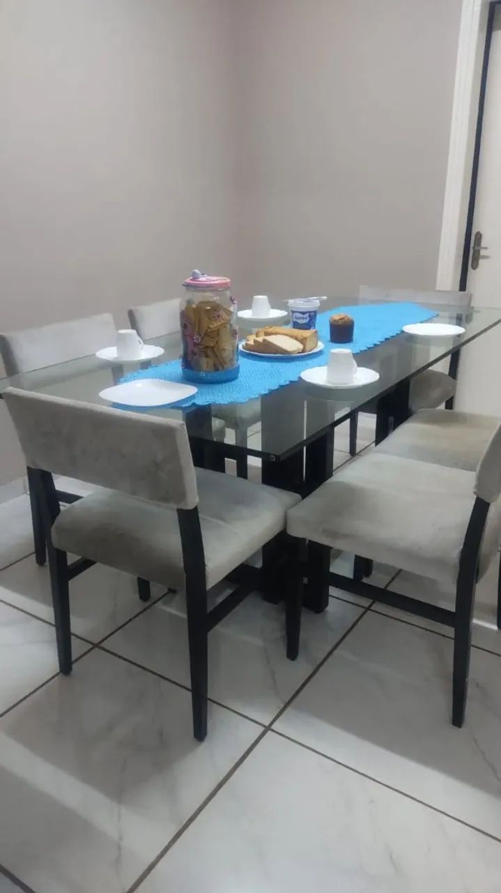 Mesa jantar 6 lugares 