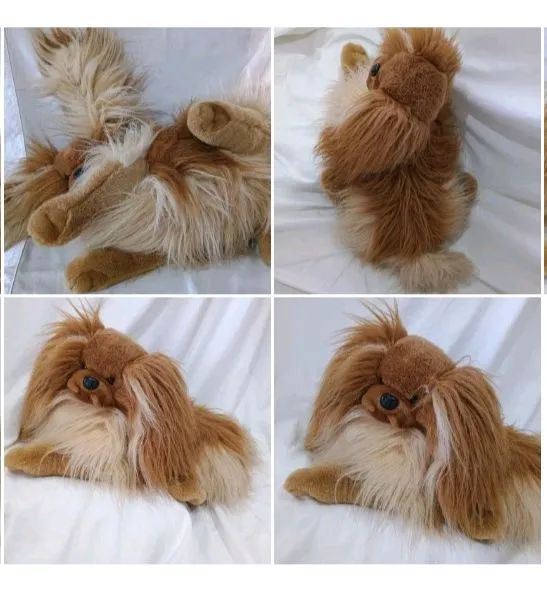 ANTIGOS PELÚCIAS*  lote com um Cachorro e um Leão grande 50 cm cada  - Foto 5