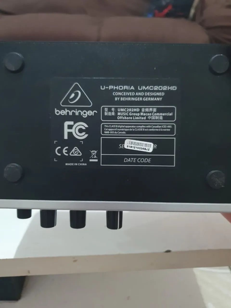 Behringer Umc202hd Interface de áudio - Foto 4