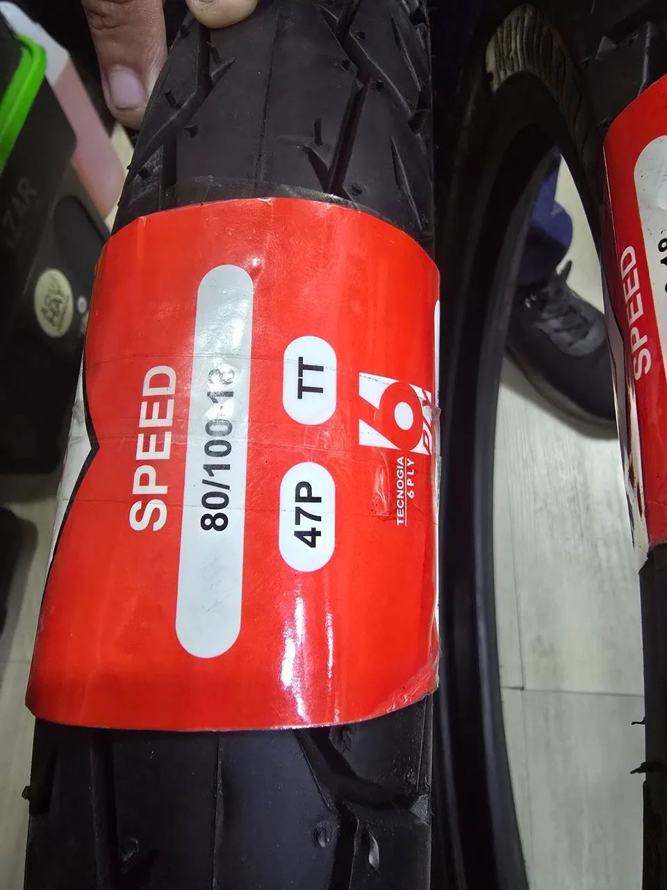 Pneu Moto 90/90R18  80/100R18 Novo  160 150 125 - Foto 4