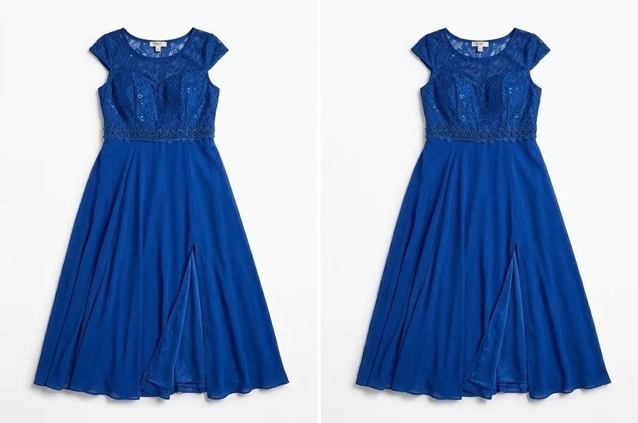 VESTIDO AZUL ROYAL PHIZE