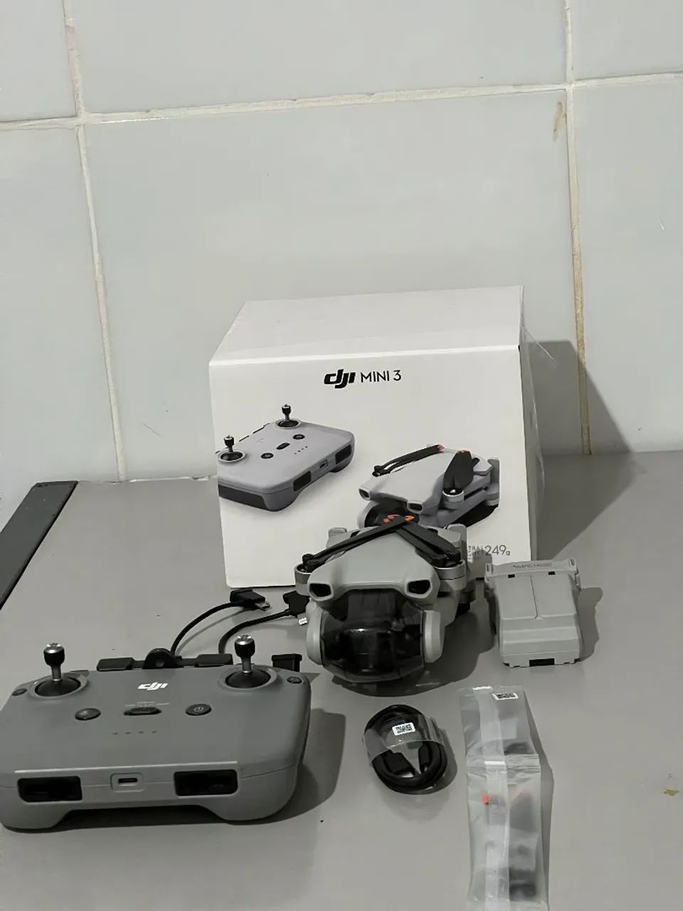 Drone mini 3 Dji com uma bateria  - Foto 4