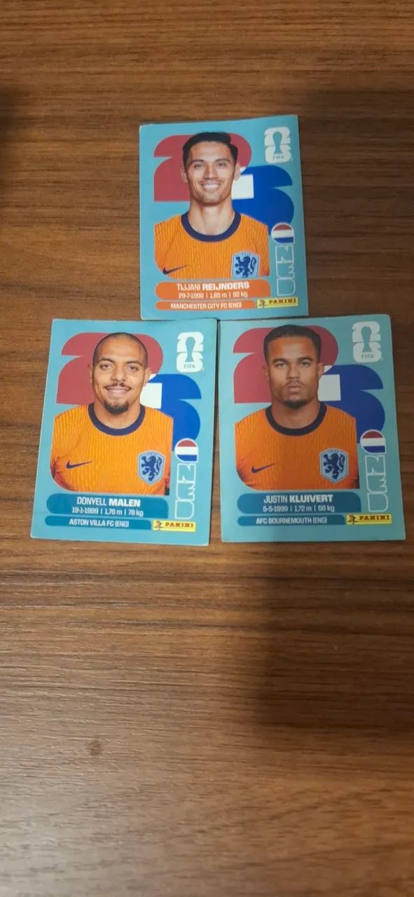 Kit 3 figurinhas da holanda
