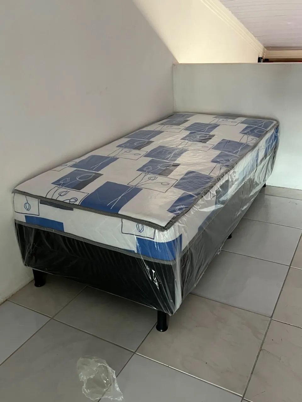 Cama solteiro molas ensacadas  - Foto 4